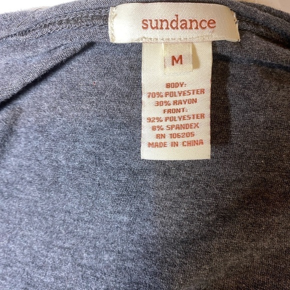 ⭐️SUNDANCE Dulcet Tones Velvet Ruched Tee - Picture 6 of 7